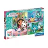 Gabbys Dollhouse Puslespil 3x48 Brikker