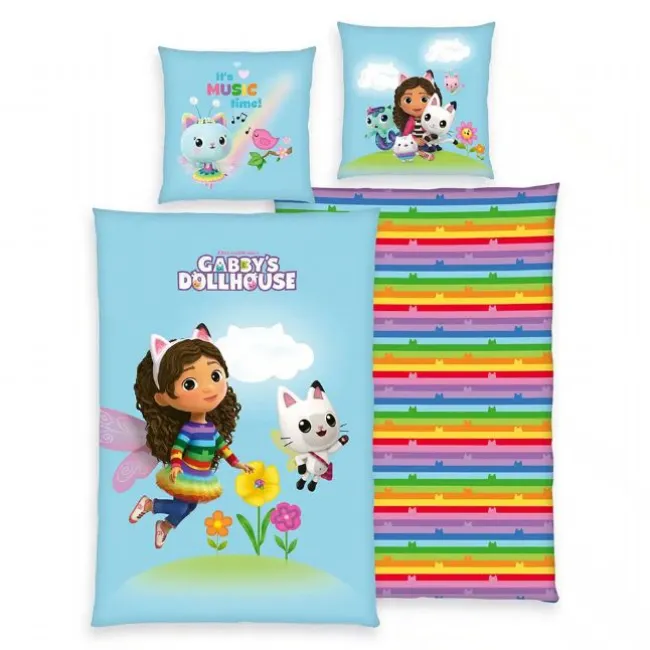 Gabbys Dollhouse Sengetøj 140x200 cm