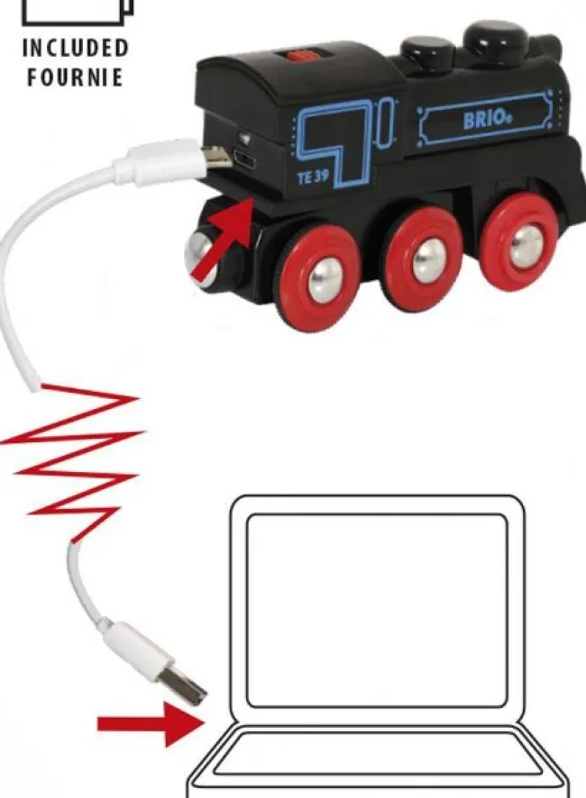 Genopl.lokomotiv, m/mini USB k