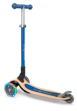 Globber Primo Wood Foldbar Løbehjul Blå