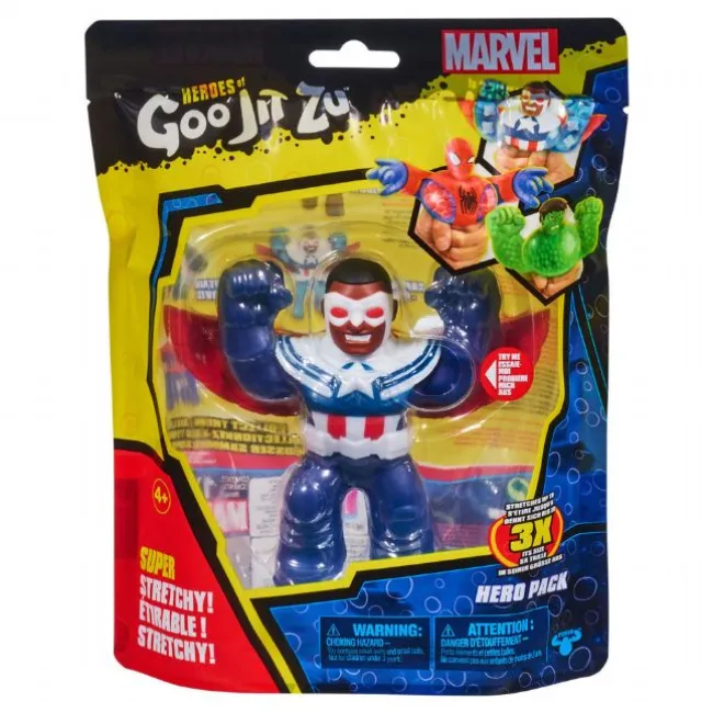 Goo Jit Zu Strækbar Captain America