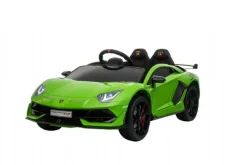 Grøn Lamborghini Aventador SVJ, 12V