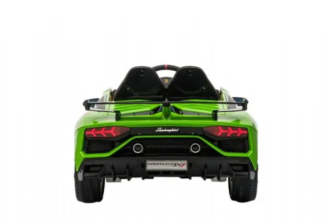 Grøn Lamborghini Aventador SVJ, 12V