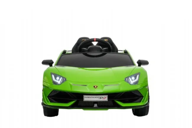 Grøn Lamborghini Aventador SVJ, 12V