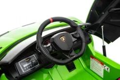 Grøn Lamborghini Aventador SVJ, 12V