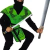 Grøn Ninja Fighter Dragt 160 cm