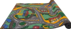 Gulvtæppe, Legetæppe Trafik 95x200 cm