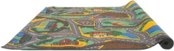 Gulvtæppe,Trafik Legetæppe 140x200 cm