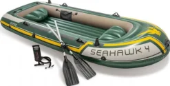 Gummibåd Seahawk 4 m/årer 351x145x48 cm