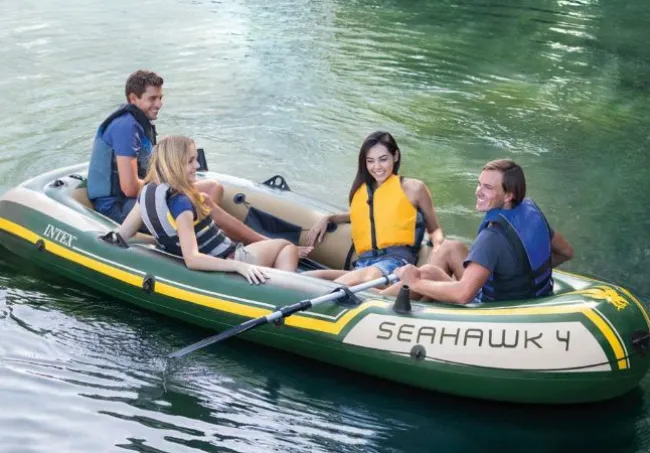 Gummibåd Seahawk 4 m/årer 351x145x48 cm