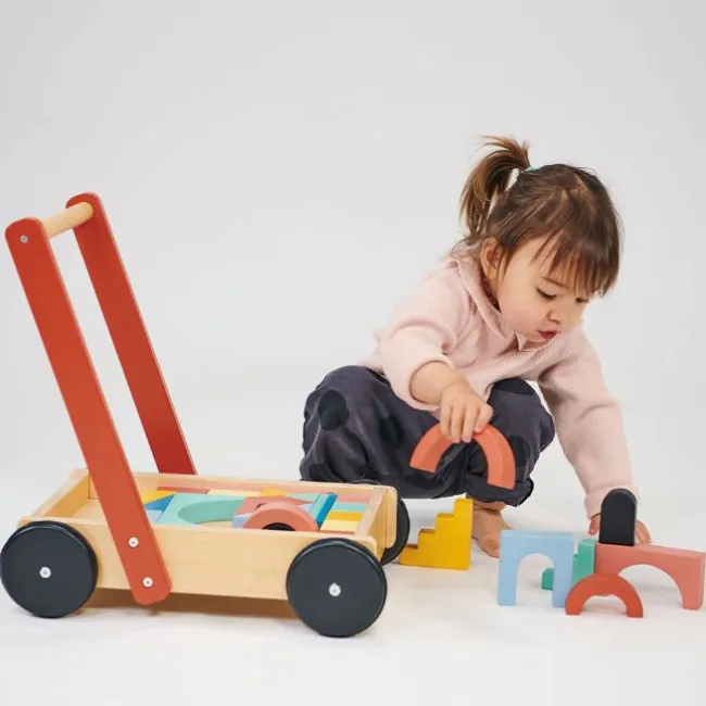 Gåvogn med klodser - Bambino