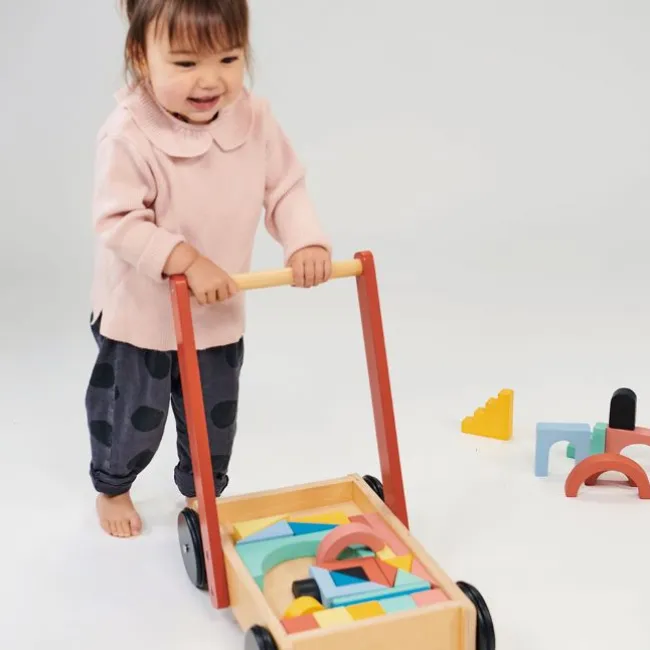 Gåvogn med klodser - Bambino