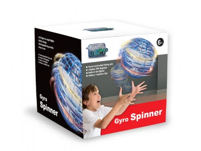 Gyro Spinner Flyvebold Rød