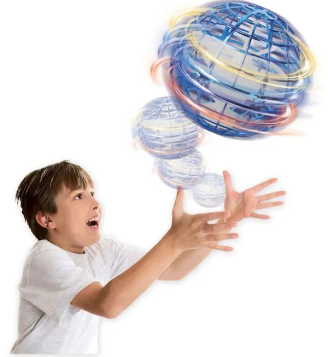 Gyro Spinner Flyvebold Rød