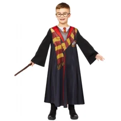 Harry Potter kostume m. tilbehør 140 cm