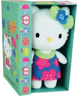 Hello Kitty Grøn Gaveæske Bamse 20cm