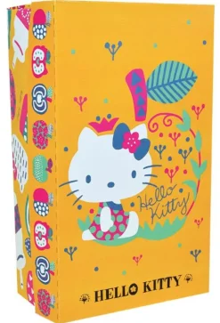 Hello Kitty Gul Gaveæske Bamse 20cm