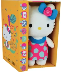 Hello Kitty Gul Gaveæske Bamse 20cm