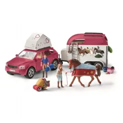 Hesteeventyr med bil & hestetrailer