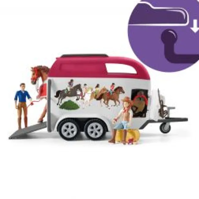 Hesteeventyr med bil & hestetrailer