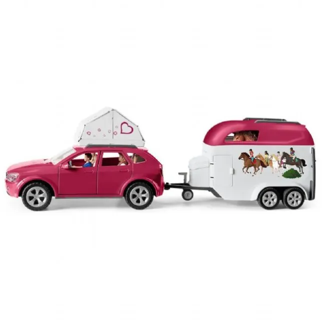 Hesteeventyr med bil & hestetrailer