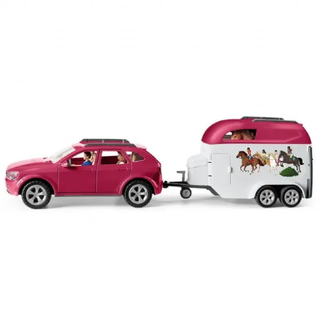Hesteeventyr med bil & hestetrailer