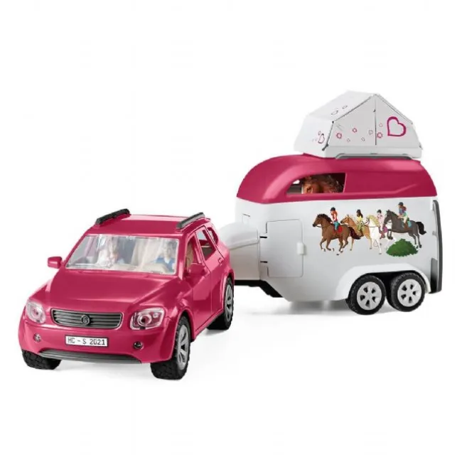 Hesteeventyr med bil & hestetrailer