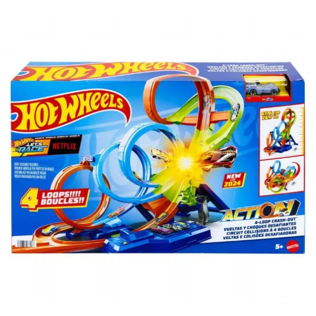 Hot Wheels Action 4-Loop Crash Out