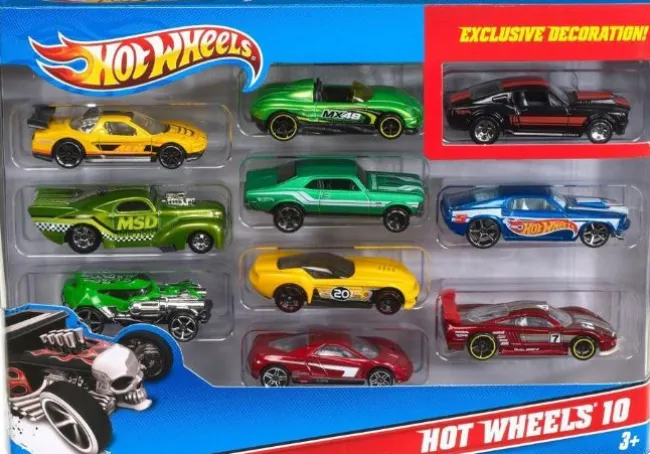 Hot Wheels Biler 10-pak