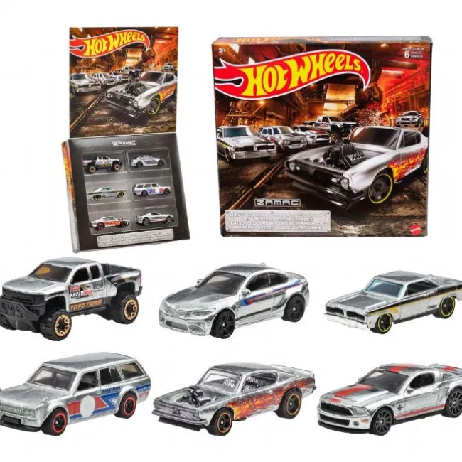 Hot Wheels Biler Zamac 6-pack