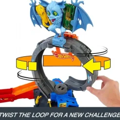 Hot Wheels City Bat Loop Attack