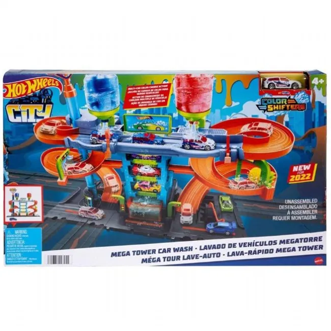 Hot Wheels City Mega Tower Car Wash