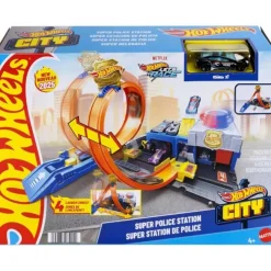 Hot Wheels City Super Politistation