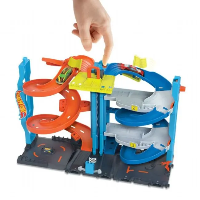Hot Wheels City Transforming Race Tower
