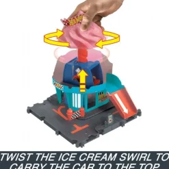 Hot Wheels Downtown Ice Cream Swirl