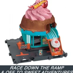 Hot Wheels Downtown Ice Cream Swirl