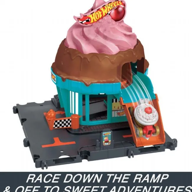 Hot Wheels Downtown Ice Cream Swirl