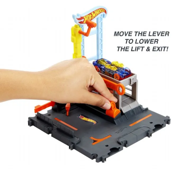 Hot Wheels Downtown Repair Station Track
