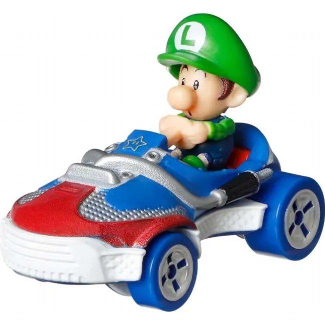 Hot Wheels Mario Kart Baby Luigi 1:64