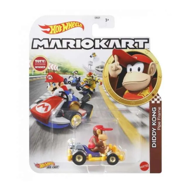 Hot Wheels Mariokart Diddy Kong