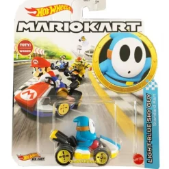 Hot Wheels Mario Kart Light-Blue Shy Guy