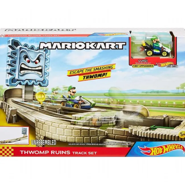 Hot Wheels Mariokart Thwomp Ruins Track