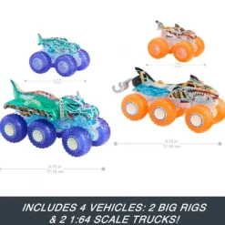 Hot Wheels Monster Trucks Power Smashers