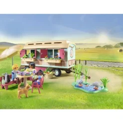 Hyggelig campingvogn-café