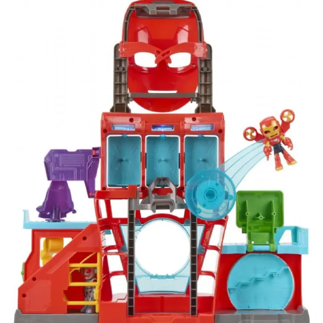 Iron Man + Friends Iron Quarters Playset