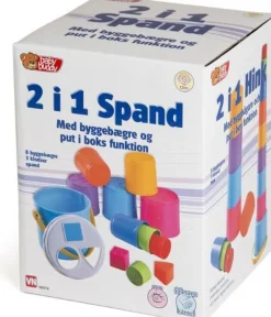 2 i 1 Spand Byggeklodser