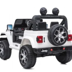 Jeep Wrangler Rubicon Elbil 4x12V hvid