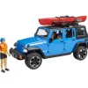 Jeep Wrangler Rubicon Unlimited og Kajak