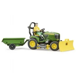 John Deere plænetraktor med anhænger