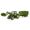 John Deere 7930 Traktor med Anhænger